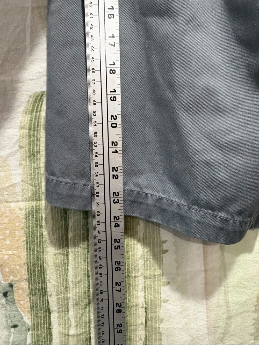 Mens Volcom Gray Flat Friggin Chino Bermuda Shorts 24.5”🌵 32